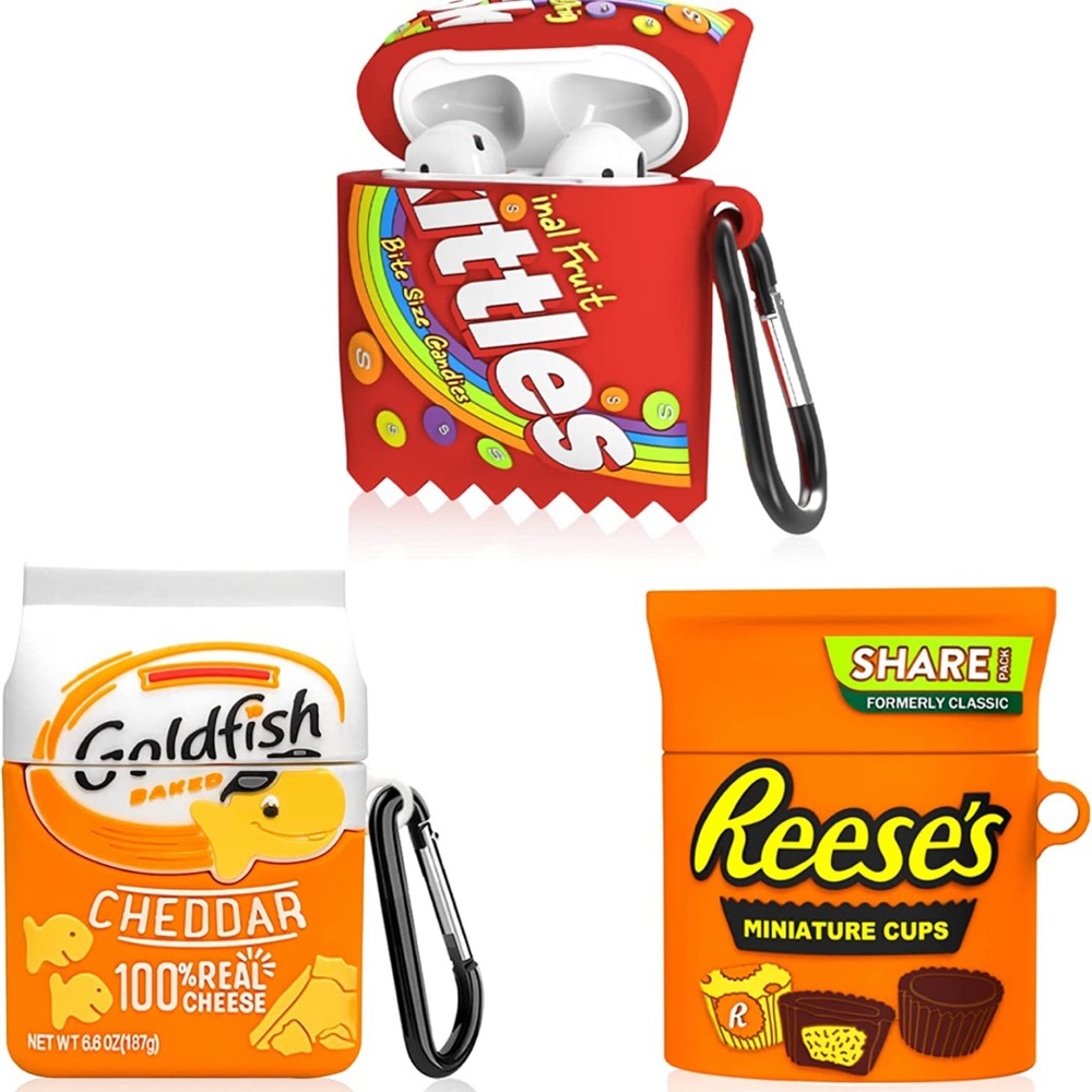 3 pack Food AirPod Cases